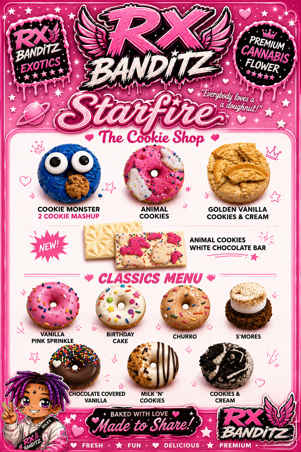 Starfire 150 MG THC Doughnuts